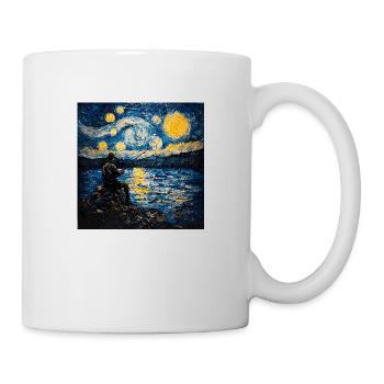 Pêcheur Van Gogh - Mug blanc - blanc - Droite
