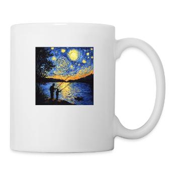 Pêcheur Van Gogh - Mug blanc - blanc - Droite