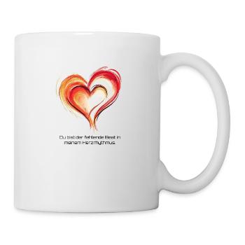 Hearts in unison. - Mug - white - Right
