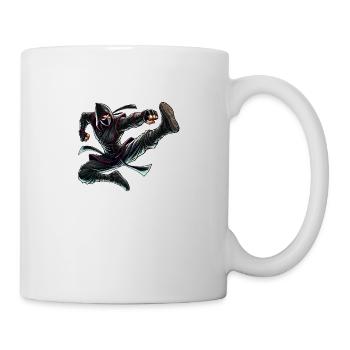 ninja comic - Tasse - Weiß - Rechts