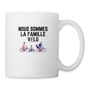Familienfahrradlicht - Tasse - Weiß - Rechts