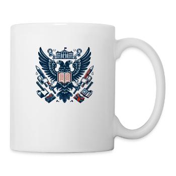 Die Symbolik von Bildung und Macht - Tasse - Weiß - Rechts