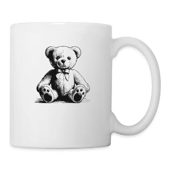 Teddybär - Tasse - Weiß - Rechts