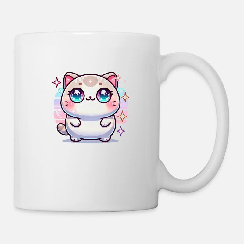 KAWAII KATZE <3 - Tasse - Weiß