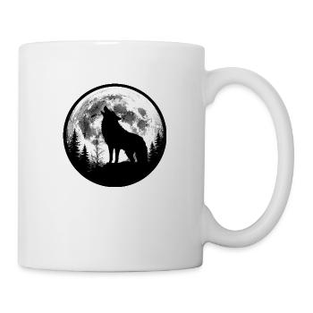 Heulender Wolf 3458646 - Tasse - Weiß - Rechts
