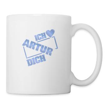 Artur als Couple - Tasse - Weiß - Rechts