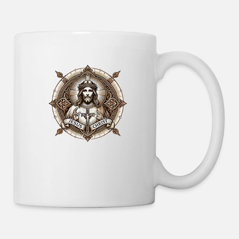 Logo de l’Antiq de Jésus-Christ - Mug blanc - blanc