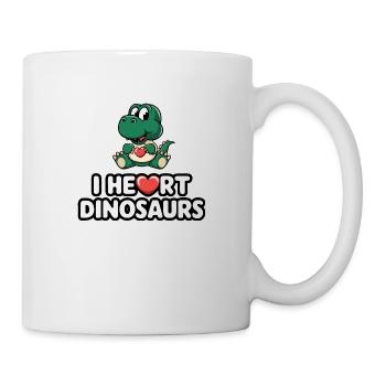 I Heart Dinosaurs T-Shirt - Mug - white - Right