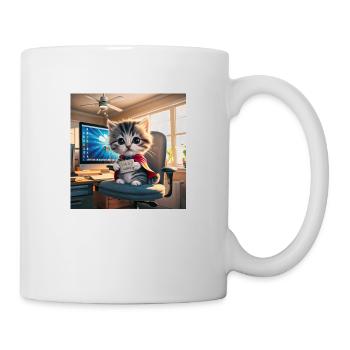 Cat Hero - Mug - white - Right
