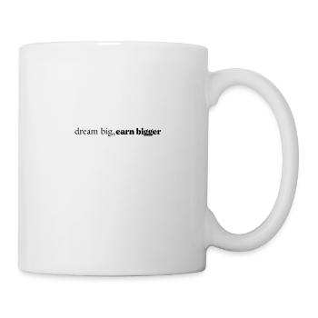Rich motivation - Tasse - Weiß - Rechts