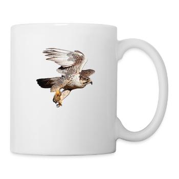 Sacred Falcon in flight - Mug - white - Right