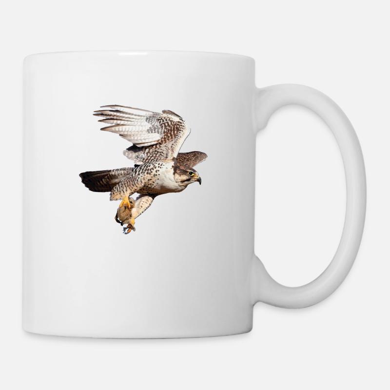 Heiliger Falke im Flug - Tasse - Weiß