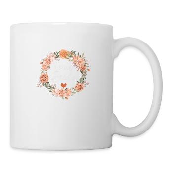 Team floral bride watercolor - assorted - Mug - white - Right