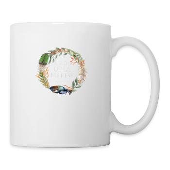 Bridal Witness Crown Boho Flowers - Mug - white - Right