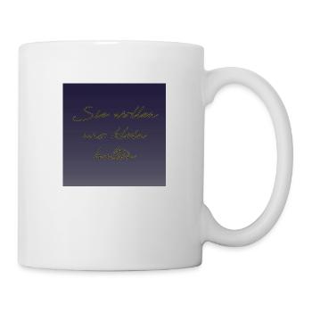 They want to keep us small - Mug - white - Right
