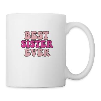 Beste Schwester - Tasse - Weiß - Rechts
