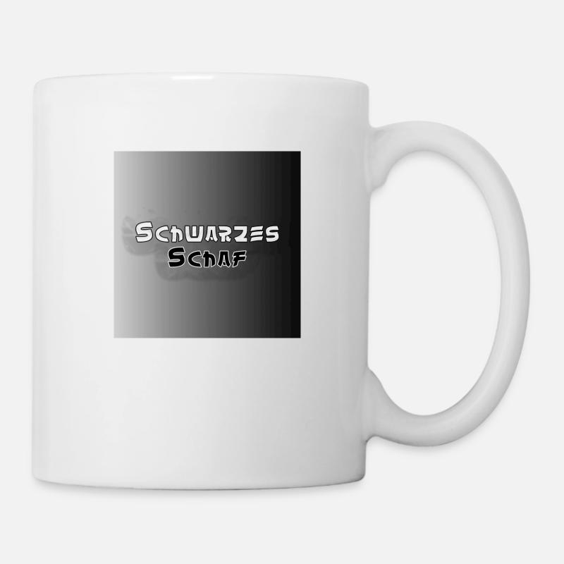 Schwarzes Schaf - Tasse - Weiß