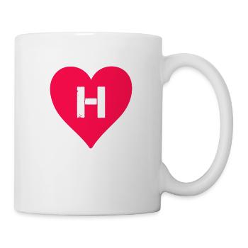 Heart Letter H - Mug - white - Right