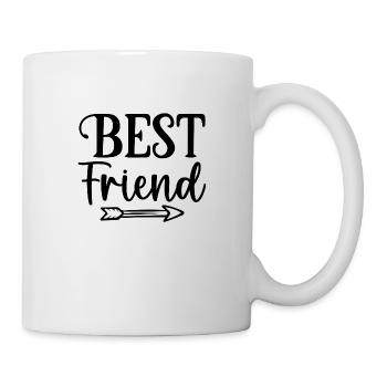 chien meilleur ami - Mug blanc - blanc - Droite