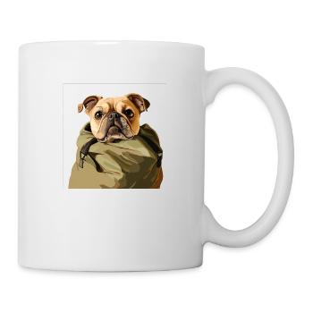 Loyal Companion in Style – Bulldog Spirit - Tasse - Weiß - Rechts