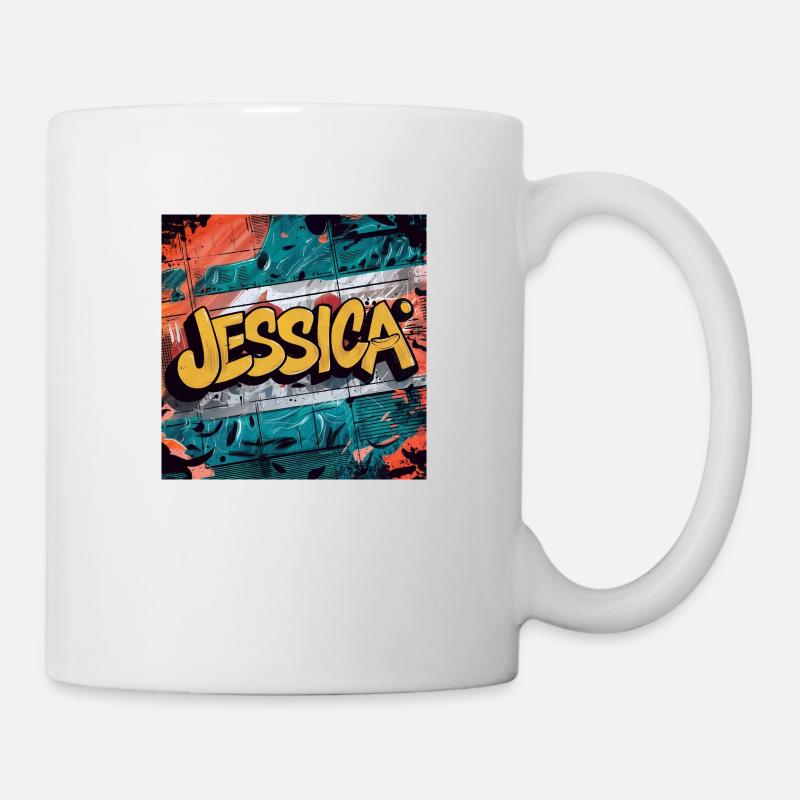 Jessica - Tasse - Weiß