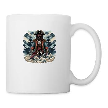 Zombiepirate - Tasse - Weiß - Rechts