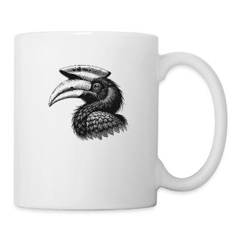 Nashornvögel - Tasse - Weiß - Rechts