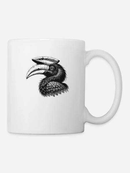 Nashornvögel - Tasse - Weiß
