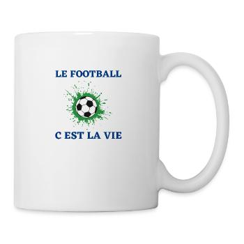 football is life - Mug - white - Right