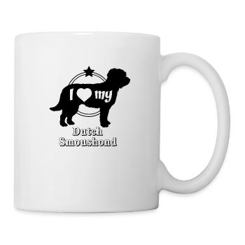 J’adore mon Smoushond hollandais - Mug blanc - blanc - Droite