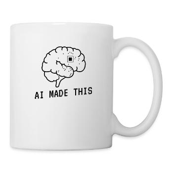 L’IA a fait cela - Mug blanc - blanc - Droite