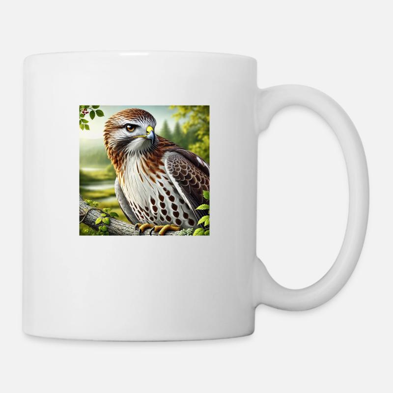Hawk - Tasse - Weiß