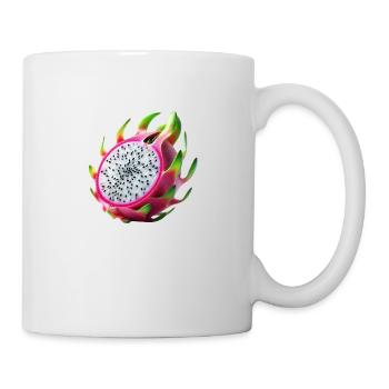 Drachenfrucht – Exotische Schönheit - Tasse - Weiß - Rechts