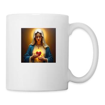 Holly Mary Maria Madonna Mariana Virgin Mary Holy - Mug - white - Right