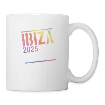 Ibiza 2025 Crew Bunt - Tasse - Weiß - Rechts