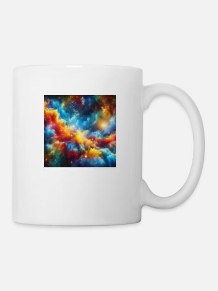 Bright Dust Clouds Art - Mug - white
