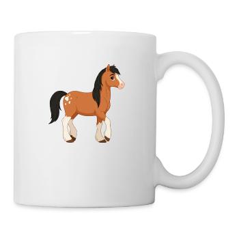 Falabella pony real - Mug - white - Right