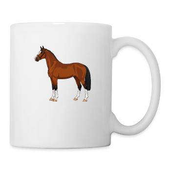 Hackney horse real - Mug - white - Right
