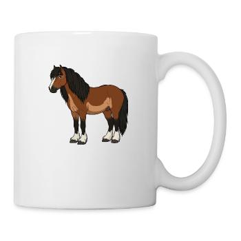 Fell horse real - Mug - white - Right