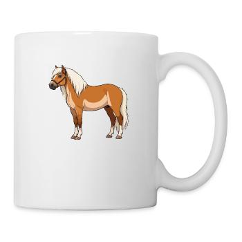 Haflinger bangs real - Mug - white - Right