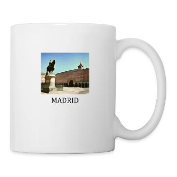 Madrid Plaza Mayor - Mug - white - Right