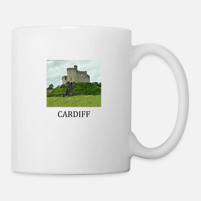 Cardiff - Tasse - Weiß
