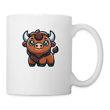 Bande dessinée Bison - Mug blanc - blanc - Droite
