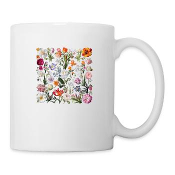 Blumen Liese - Tasse - Weiß - Rechts