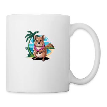Tropical Quokka - Mug blanc - blanc - Droite