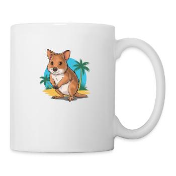 Ambiance Quokka Beachy - Mug blanc - blanc - Droite