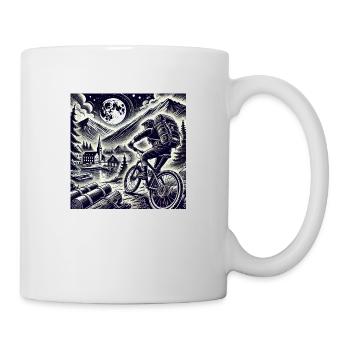Bikepacking Adventur - Tasse - Weiß - Rechts