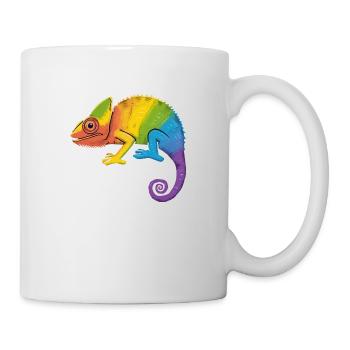 lebendiges Chamäleon "I'm Unique!" - Tasse - Weiß - Rechts
