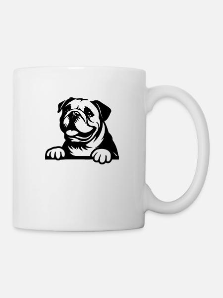Bouledogue - Mug blanc - blanc
