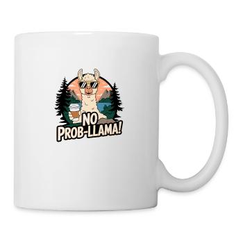 No Prob-llama - Mug blanc - blanc - Droite